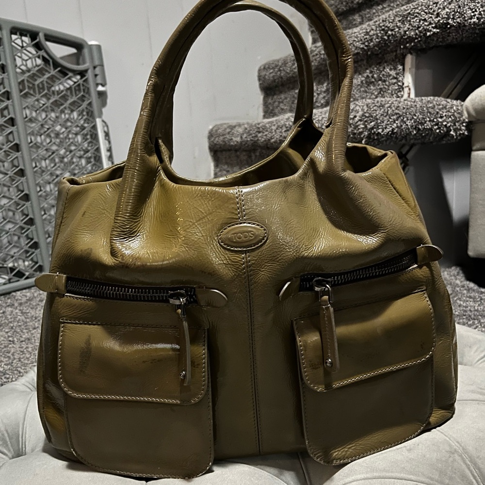 Tod's Patent Leather tote